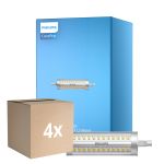 Voordeelpak 4x Philips Corepro LED Lineair R7s 118mm 14W 2000lm - 840 Koel Wit | Dimbaar - Vervangt 120W