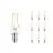 Voordeelpak 10x Philips Corepro LED Lustre E14 Kogel Filament Helder 2W 250lm - 827 Zeer Warm Wit | Vervangt 25W
