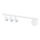 Emibig Plafondlamp Baster Staal Wit | Geschikt voor 3x GU10 - Max 8W, 1x E14 - Max 10W